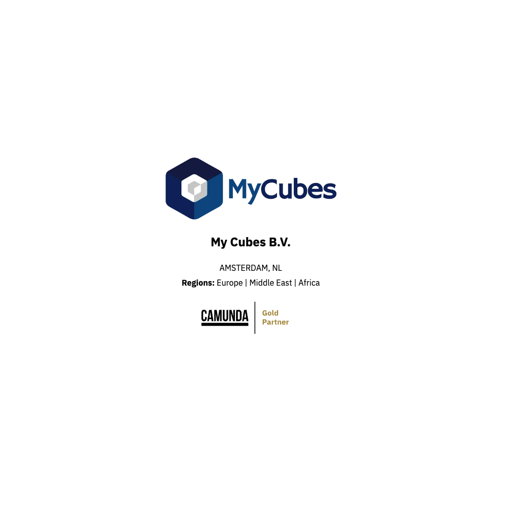 MyCubes Camunda Gold partner